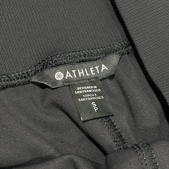 Athleta Venice Cargo Jogger - Small - high rise black stretch active pant - Picture 15 of 16